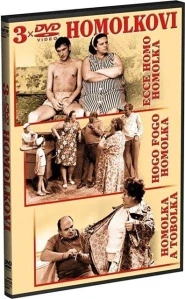3x DVD Homolkovi - DVD plast /bazarové zboží/