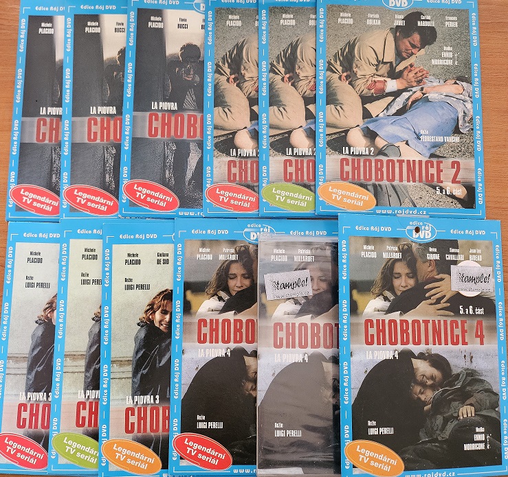 Kolekce Chobotnice - 12 DVD  /pošetky/