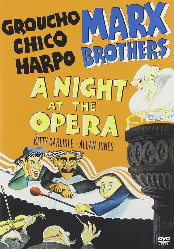 A night at the opera - Marx Brothers - DVD plast /bazarové zboží/