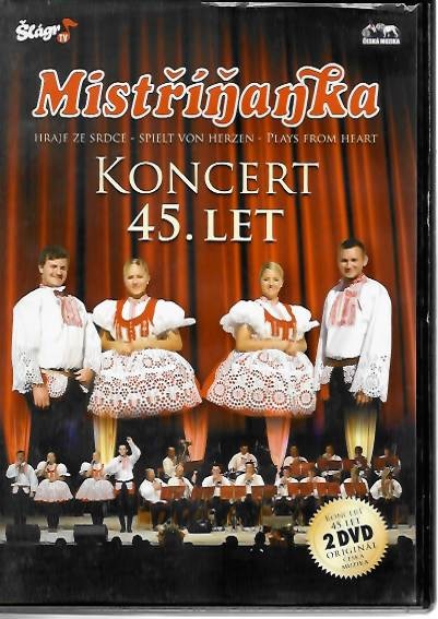 Mistříňanka - Koncert 45. let - 2x DVD plast /bazarové zboží/