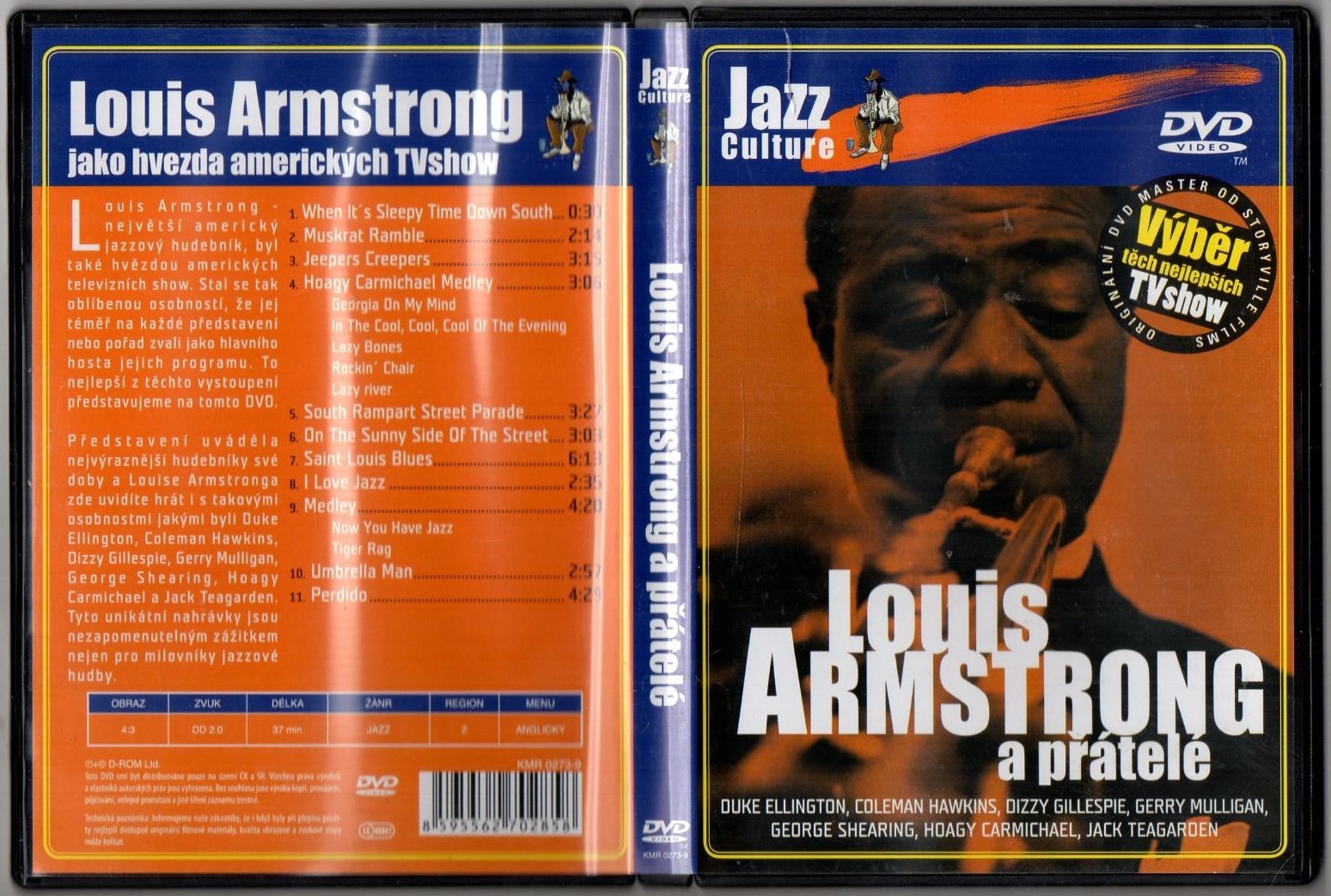 Louis Armstrong a přátelé - DVD plast /bazarové zboží/