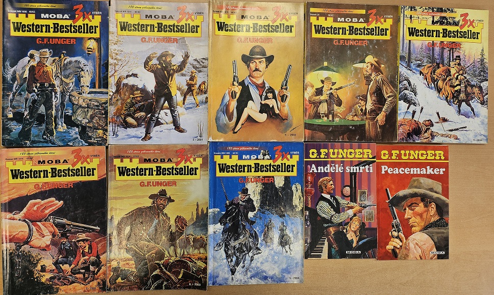 Kolekce časopisů G.F.UNGER - Western-Bestseller/bazarové zboží/ 10ks