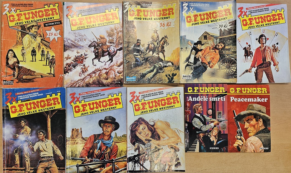 Kolekce časopisů G.F.UNGER - Jeho velké westerny-/bazarové zboží/ 10ks
