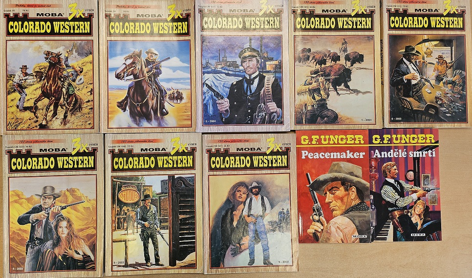 Kolekce časopisů G.F.UNGER - Colorado western /bazarové zboží/ 10ks