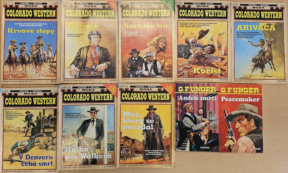 Kolekce časopisů G.F.UNGER - Colorado western /bazarové zboží/ 10ks