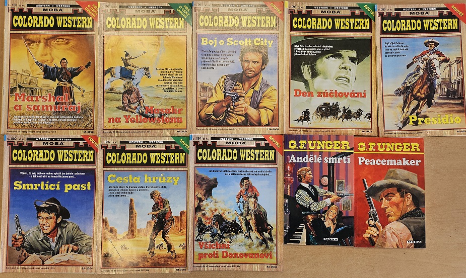 Kolekce časopisů G.F.UNGER - Colorado western /bazarové zboží/ 10ks