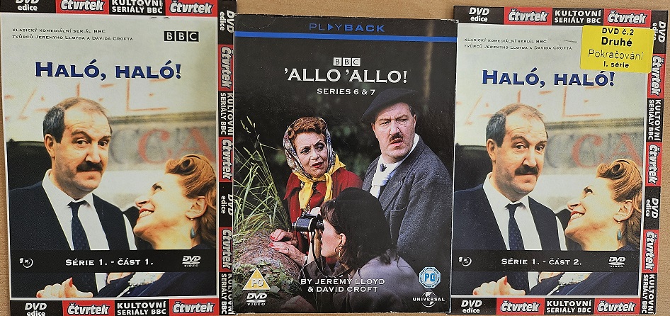 Haló, Haló! - kolekce DVD /digipack a pošetka/ serie 6-7 pouze v AJ