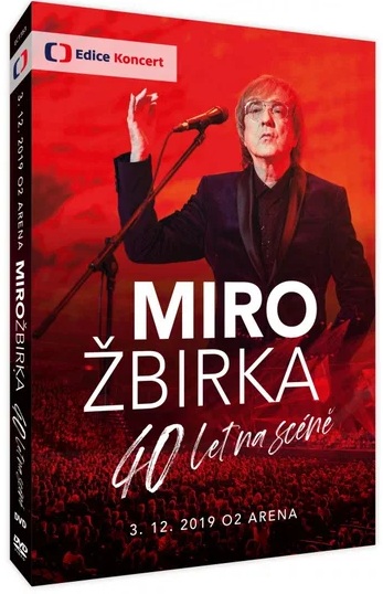 Miro Žbirka - 40 let na scéně - 3.12.2019 O2 arena  - DVD plast