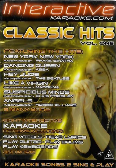 Interactive karaoke - Classic Hits vol. one - DVD plast