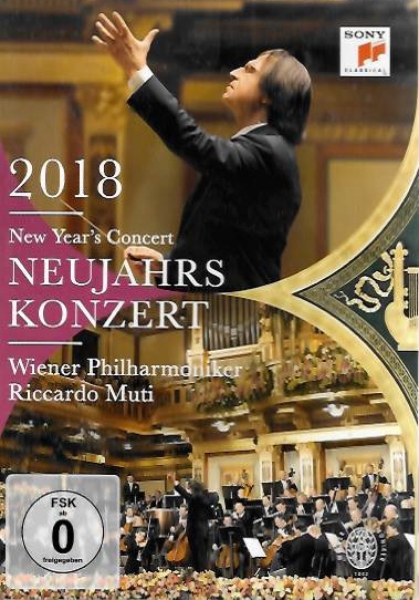 Neujahrskonzert 2018 - Wiener Philharmoniker, Riccardo Muti - DVD plast
