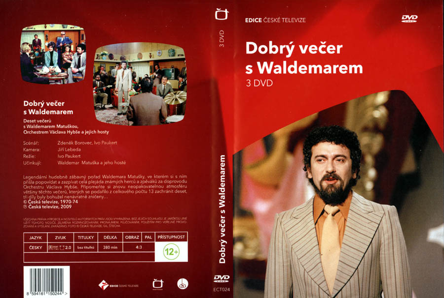 Dobrý večer s Waldemarem - 3 DVD plast /bazarové zboží/