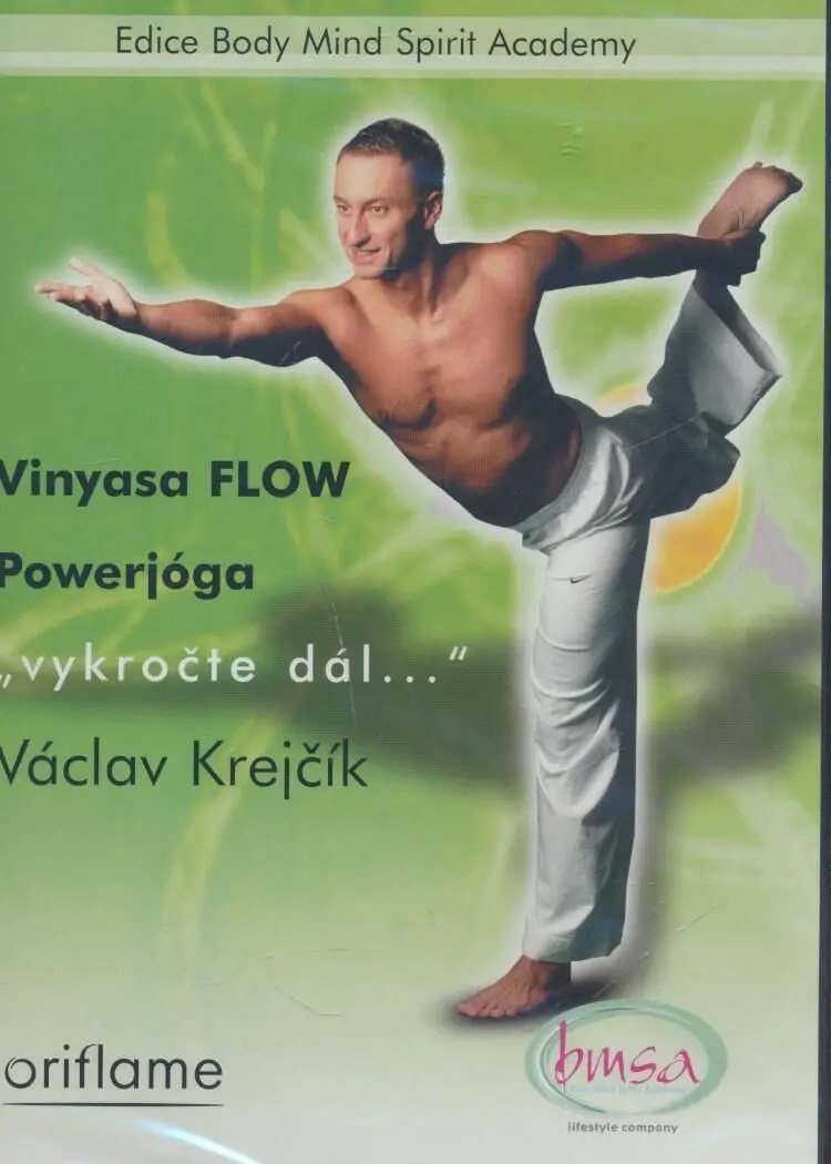 Vinyasa Flow Powerjóga "vykročte dál"... Václav Krejčík- DVD plast /bazarové zboží/