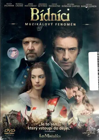 Bídníci -  původní znění, cz titulky (Hugh Jackman, Russell Crowe...) 