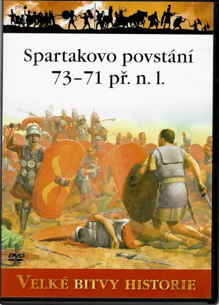 Velké bitvy historie - Spartakovo povstání 73 - 71 př. n. l.  - DVD slim 