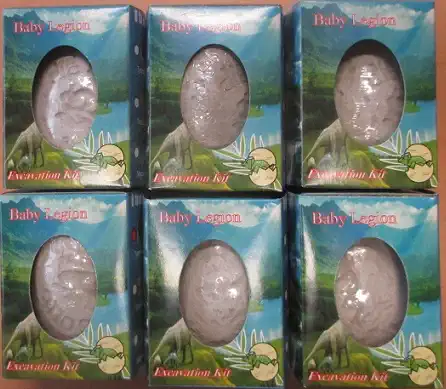 Archeologická sada - Dinosauří vejce - 6 ks