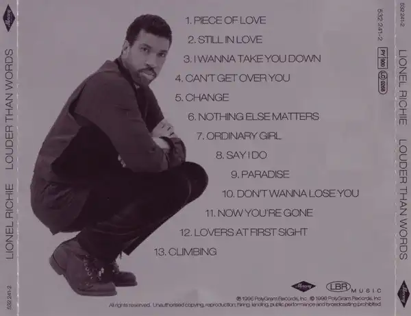 Lionel Richie - Louder than words - CD