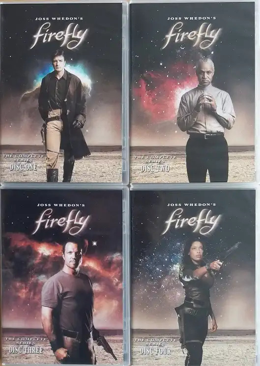Firefly kompletní série AJ - DVD - přebal kolekce mírně poškozen skladováním