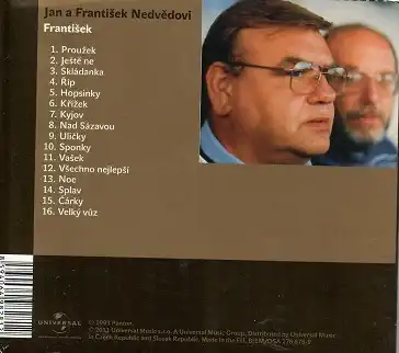 Jan a František Nedvědovi - František ( zlaté album papírový obal ) - CD