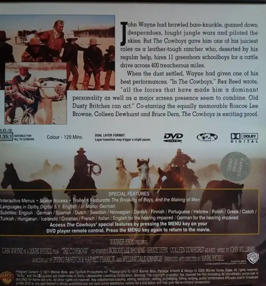 The Cowboys - DVD