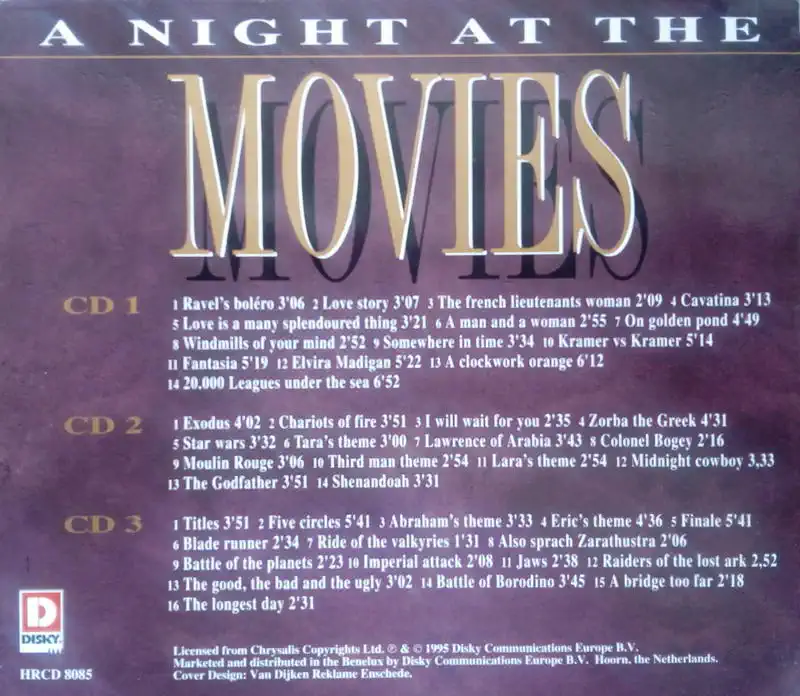A night at the movies - 3CD