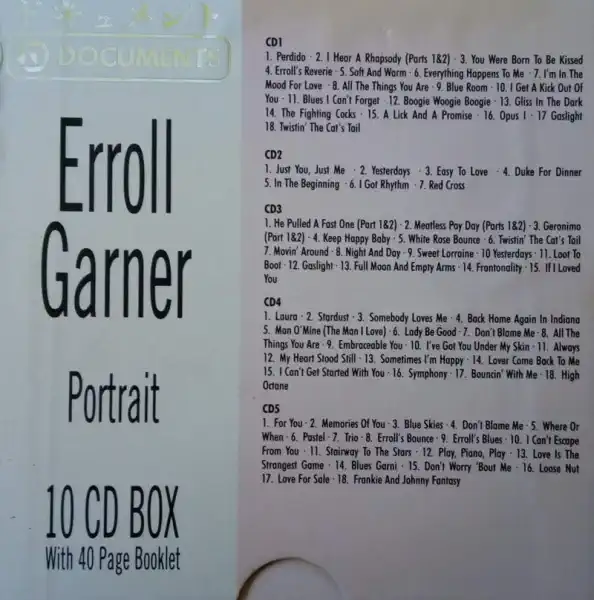 Erroll Garner - Pitrait 10CD /bazarové zboží/