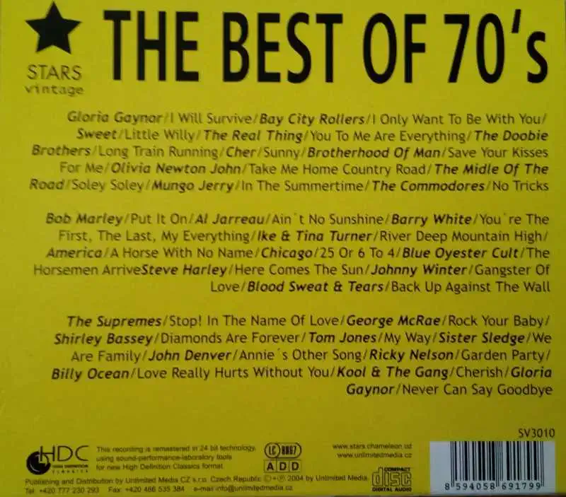 The best of 70´s 3CD