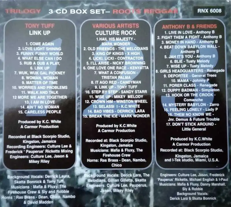 Roots Teggae - Trilogy 3CD