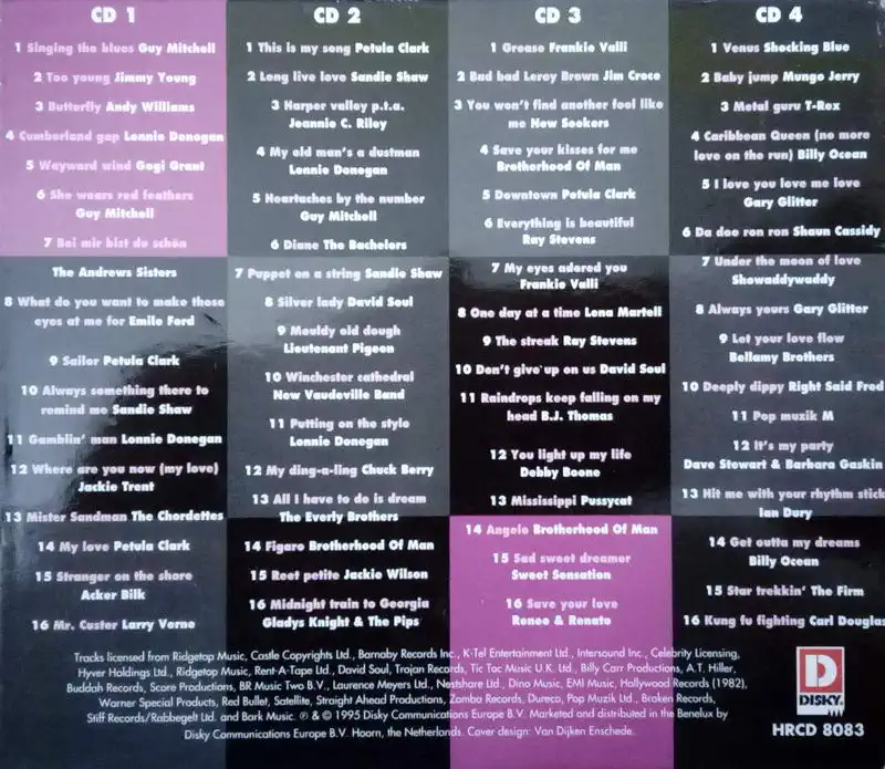 The hit box - 64 original number one hits 4CD