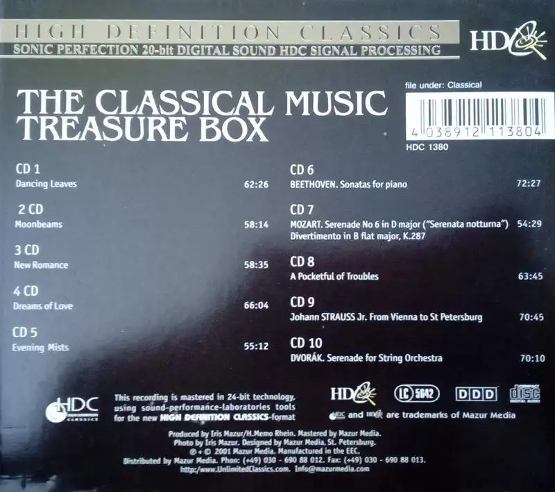 Treasure Box - High definition classic - 10CD