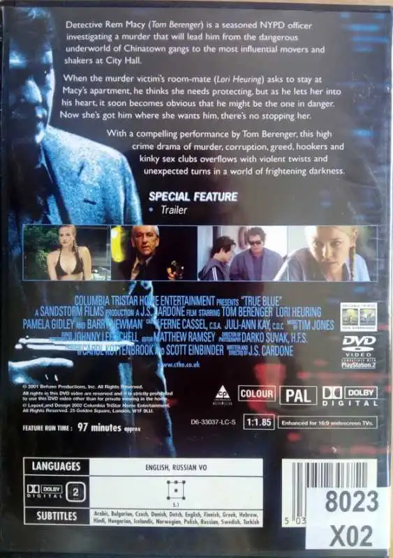 True Blue / v Čínské čtvrti (originální zněná s CZ titulky ) Bazarové zboží -  DVD