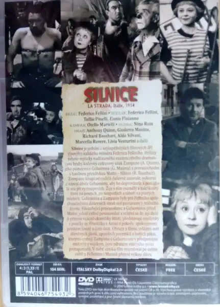 Silnice - Federico Fellini - ( originální znění, titulky CZ ) plast DVD