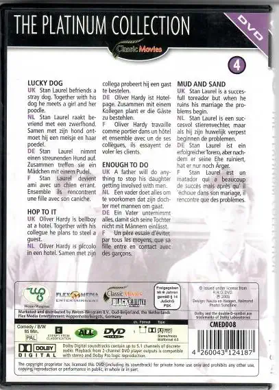 Laurel a Hardy - The Platinum Collection 4 - DVD
