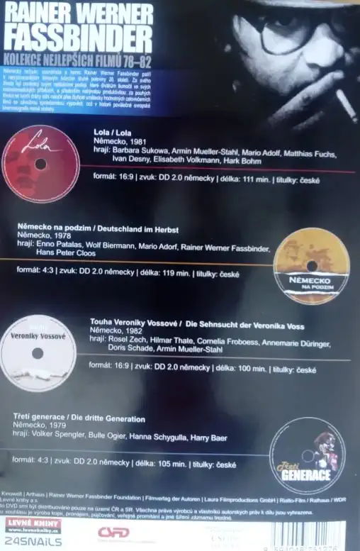 Rainer Werner Fassbinder - Kolekce nejlepších filmů 78-82 (4DVD)