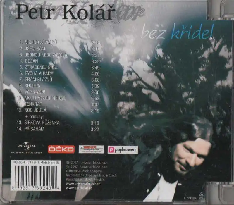 Bez křídel - Petr Kolář (bazarové zboží) CD