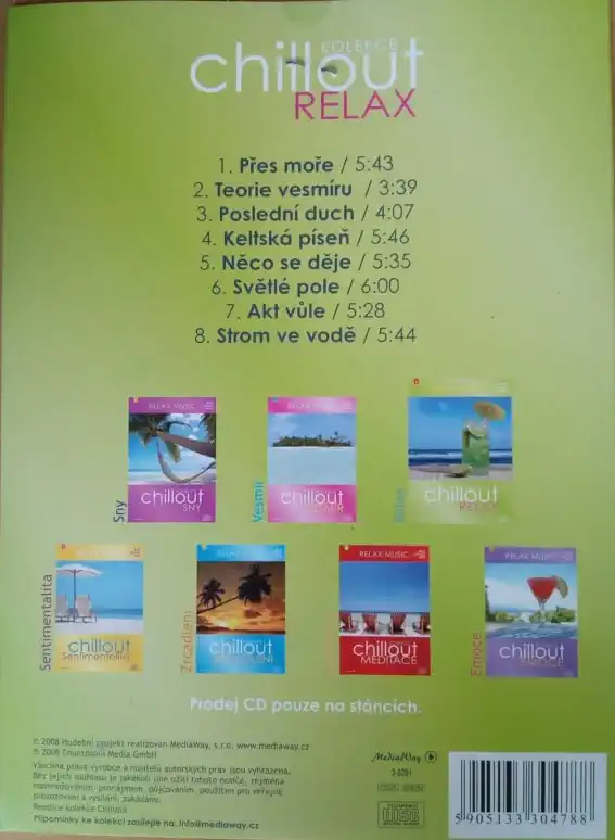 Chillout meditace - relax music CD