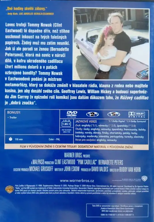 Růžový cadillac DVD (původní znění cz titulky)