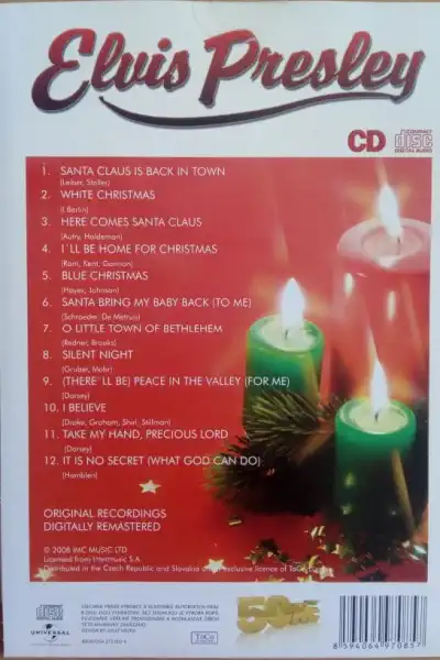 Elvis Presley - Songs for christmas, Vánoční písně CD