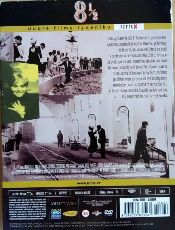 8 1/2 DVD (bazarové zboží) digipack