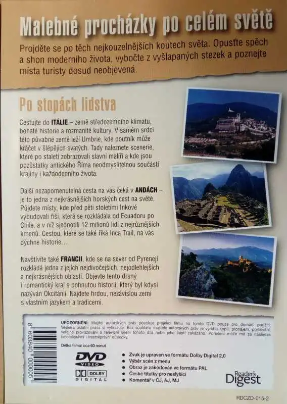 Malebné procházky po celém světě: Po stopách lidstva DVD