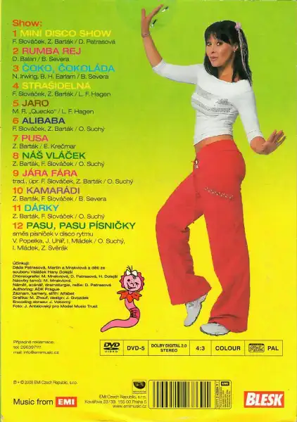 Dáda disco školka -  DVD pošetka - bazarové zboží 