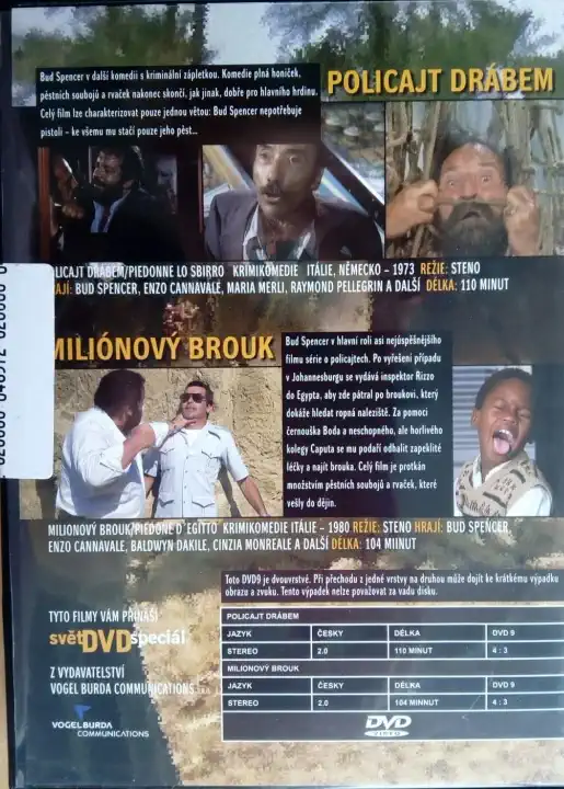 Policajt drábem / Miliónový brouk DVD plast