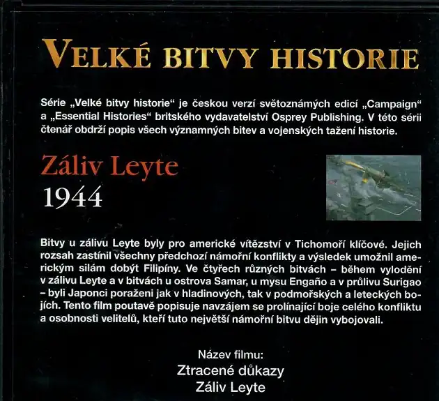 Velké bitvy historie 35 - Záliv Leyte 1944 (časopis + DVD)