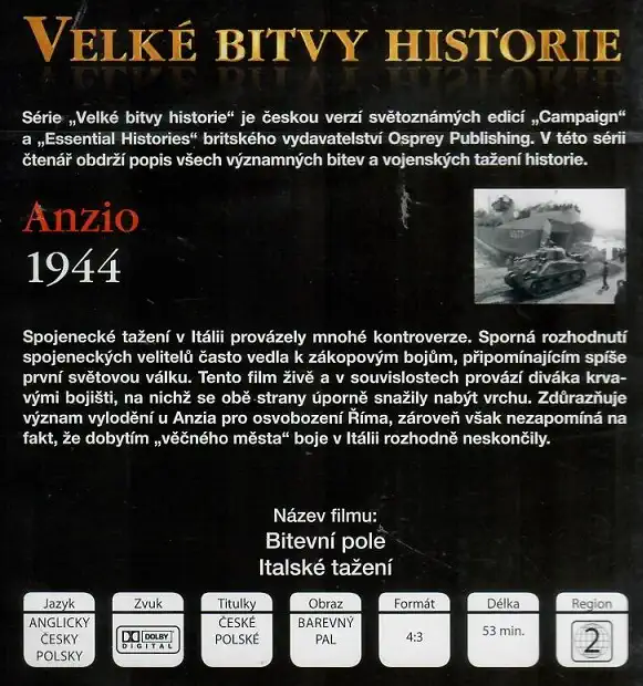 Velké bitvy historie 45 - Anzio 1944 (časopis + DVD)