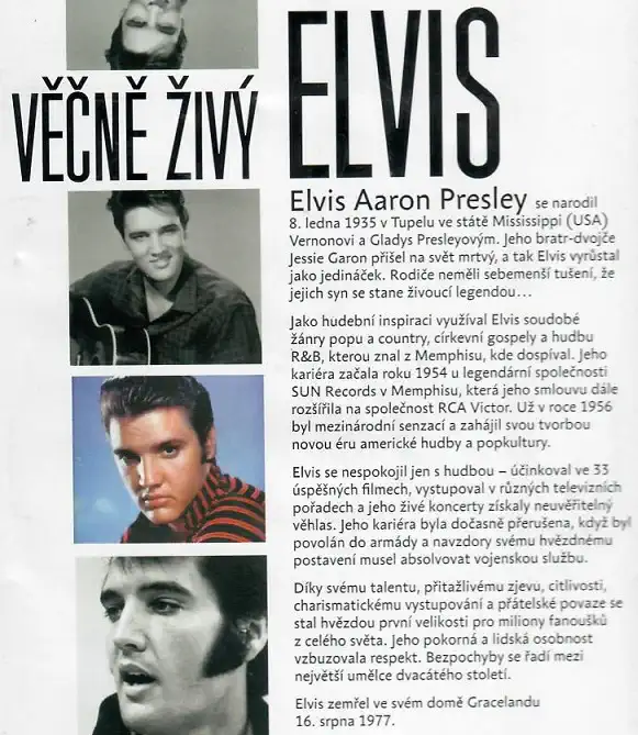 Věčně živý Elvis ( plast ) - DVD /originální znění s CZ titulky/