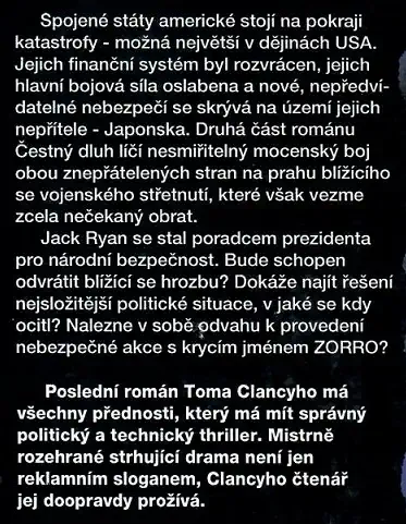 Čestný dluh 2 - Tom Clancy ( bazarové zboží )