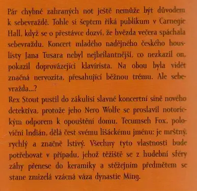 Rozbitá váza - Rex Stout (bazarové zboží)