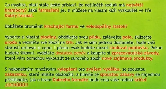 PC Hra Dobrý farmář