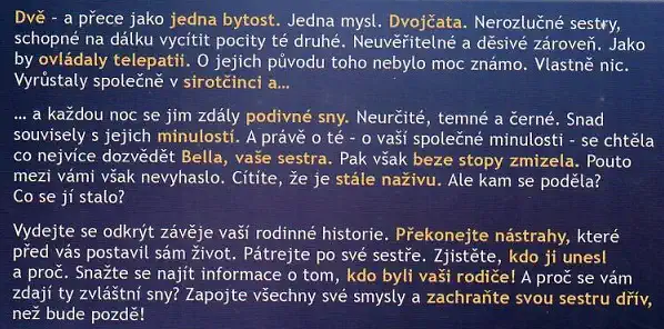 Pc hra - Sestry - Spojeny krví