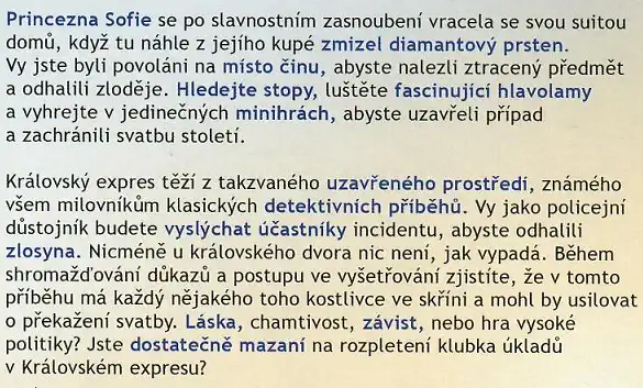 PC hra - Královský expres