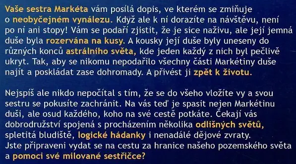 PC hra - Mezi světy